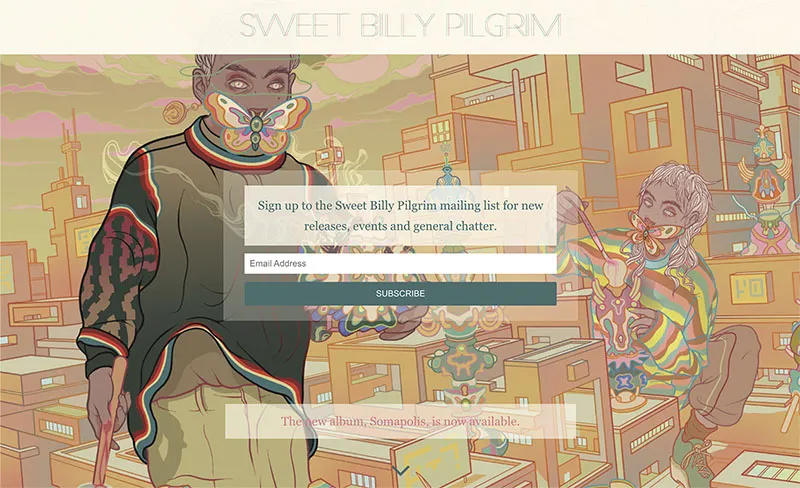 Sweet Billy Pilgrim website