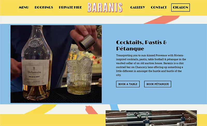 Baranis website